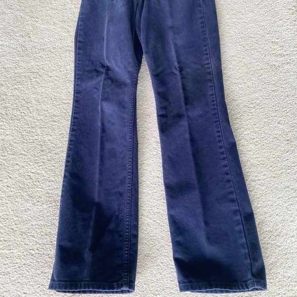 Guess USA American Tradition Womens Jeans Blue Dark Wash Cotton Straight Leg 30 - Picture 2 of 8